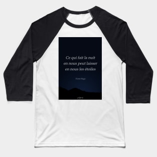 Quote from Victor Hugo on happiness Baseball T-Shirt